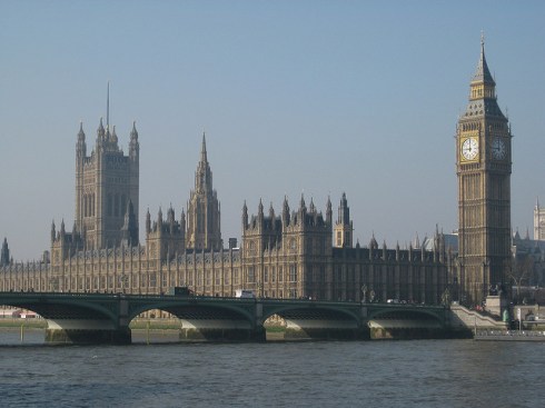 Photograph of the Palace of Westminster from the Southbank