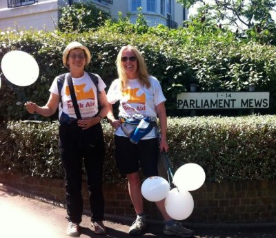 With Jill Liddington. Image: Mary Branson