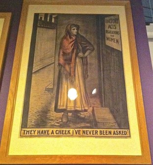 Banner from the People's History Museum, Manchester. Image: Mary Branson courtesy of the People’s History Museum