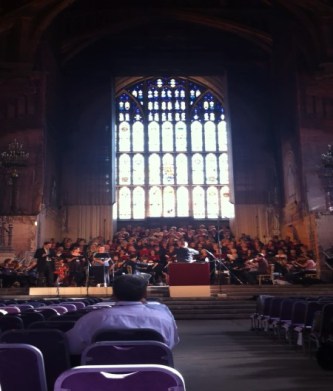 'Zadok The Priest' by Handel being performed. I had a definite moment. I didn’t want to go home. Image: Mary Branson